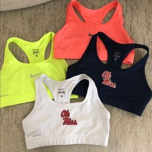 Nike sports bras, all size small!